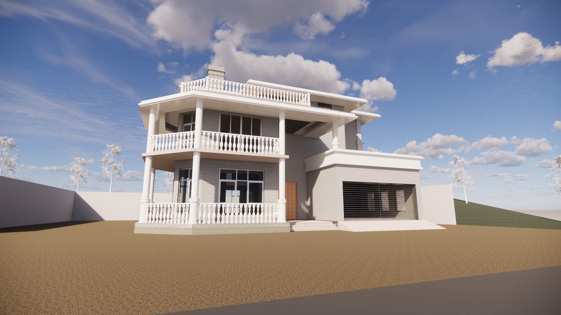 Revit 建模效果图二